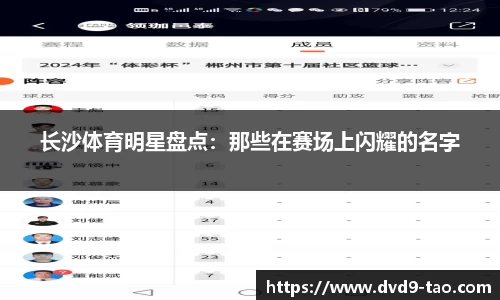 长沙体育明星盘点：那些在赛场上闪耀的名字